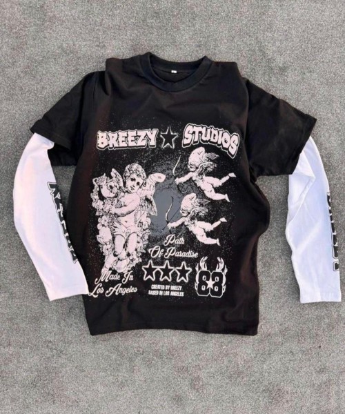 Full Sleeves Tee in 100% Cotton Jersey