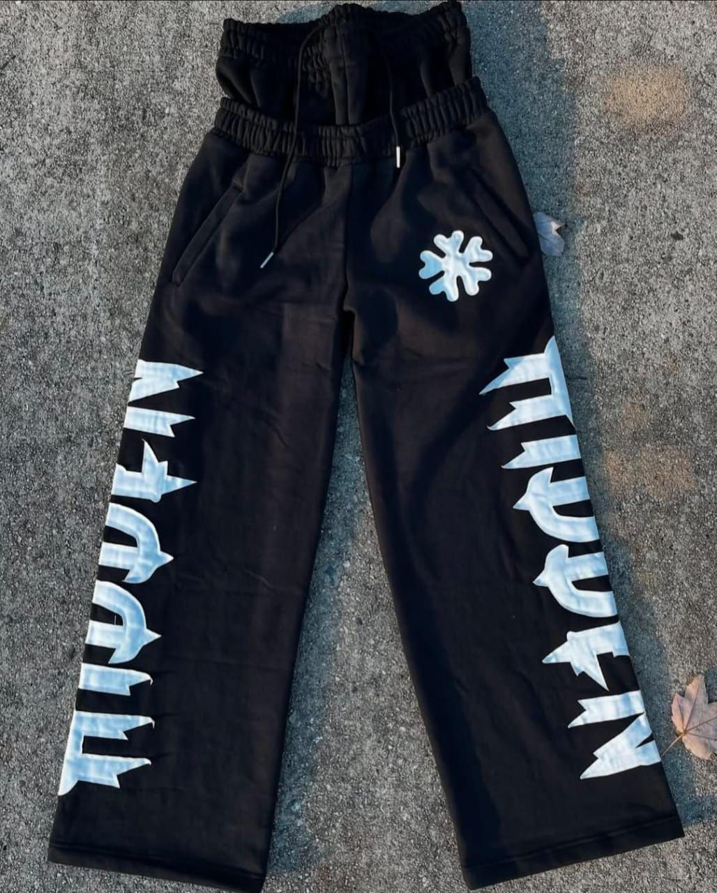 Duo waist belt Premium 100% fleece trousers