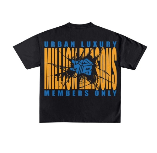 Plain Solid Color Round Neck T-Shirt – 100% Cotton